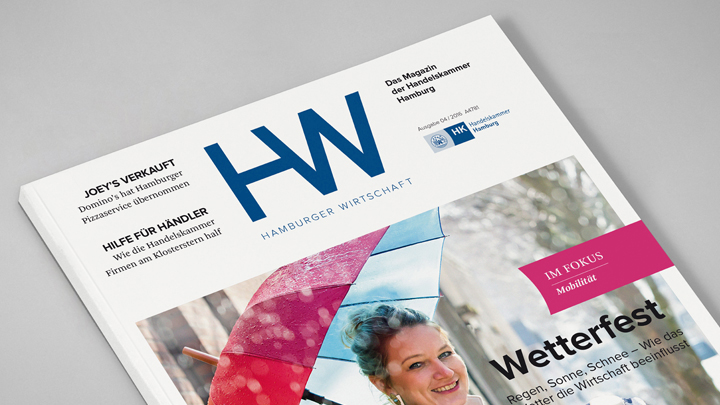 Hamburger Wirtschaft – Titelseite Detail