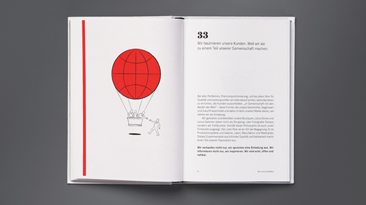 Leica Markenbuch Doppelseite