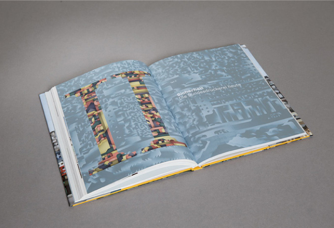 Bundesdruckerei Chronik Buch Kapiteltrenner