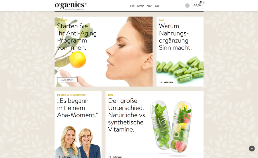 ogaenics Website